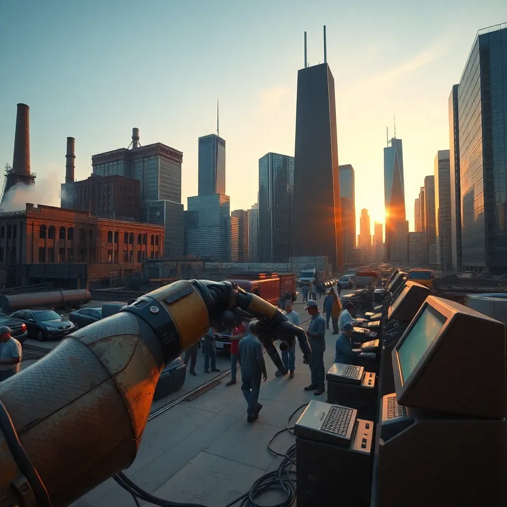 which jobs are disappearing fastest in Chicago